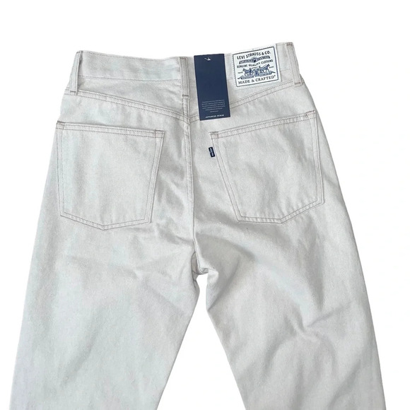 LEVI'S High-Rise Column Pink Denim Jeans Size 27 - Picture 5 of 15